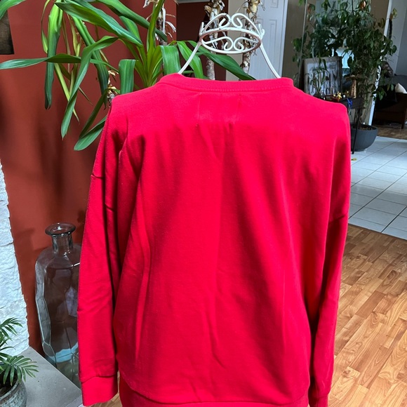 Victorias Secret Sport EUC Red Sweatshirt - Picture 4 of 6